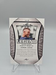 2024 Leaf LEGEND EXCLUSIVE AARON JUDGE LE-15 NEW YORK YANKEES Mint