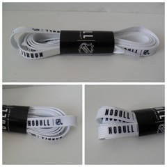 NOBULL NHL Shoe Laces Limited Edition White Black 40&Prime; – 2 Laces – Brand New