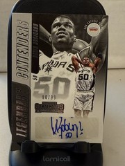 2018-19 Panini Contenders Legendary Gold David Robinson auto/99 #LC-DRB HOF