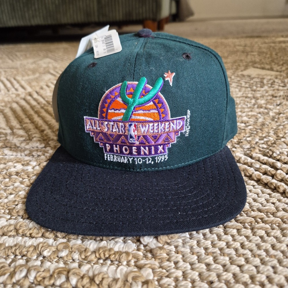 Deadstock NBA All Star Weekend Phoenix SnapBack 1995 Suns Cactus Rare Vintage