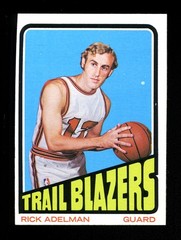 1972 Topps #117 Rick Adelman Portland Trail Blazers HOF Basketbal Card, NM