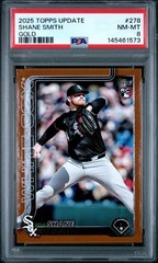 2025 TOPPS UPDATE GOLD #278 SHANE SMITH 1842/2025 PSA 8