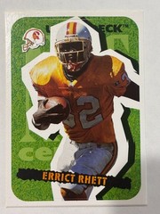 1995 Upper Deck Stick-Ums #10 Errict Rhett Tampa Bay Buccaneers