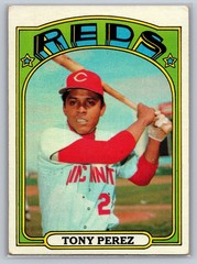 1972 Topps – Tony Perez #80 Crease PO Please see photos. Sold AS IS