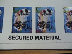 MARIO LEMIEUX ERIC LINDROS FULL SHEET 1996 LEAF DONRUSS RARE printing proof