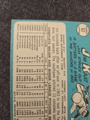 1965 Topps – Jim Kaat #62 Name Misspelled as Katt
