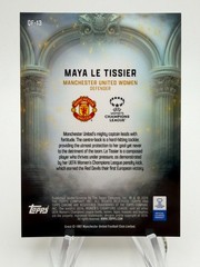 2025-26 Topps Chrome UEFA Women&rsquo;s MAYA LE TISSIER Queens of Football Orange /25