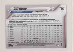 2020 Topps Mini Blue 10/10 Mike Minor #684 n1u