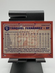 2026 Topps #T91-61 Yanquiel Fernandez 1991 Topps Baseball 35th Anniversary RC