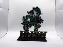 Leprechaun Fan Cave Sign, Fighting Irish Decor, 3D Inspired Fan Art