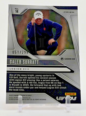 2025 Panini Prizm LIV Golf – Caleb Surratt #14 – Red Pulsar – 051/299