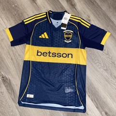 Adidas Boca Juniors 25/26 Indigo Gold Home Authentic Jersey Size Small JJ4282
