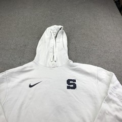 Penn State Nittany Lions Hoodie Mens Large White NCAA Football Nike Sweatshirt