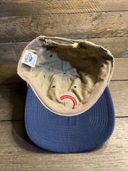 Chicago Cubs Hat Cap MLB One Size Chicago Tribune Career Builder Beige Snapback