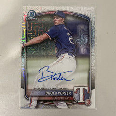 Topps 2025 Bowman Chrome Brock Porter Mojo Auto RC #BMA-BP