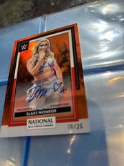 2026 Topps National Exclusive WWE Blake Monroe Auto Orange /25 * EQL ONLY
