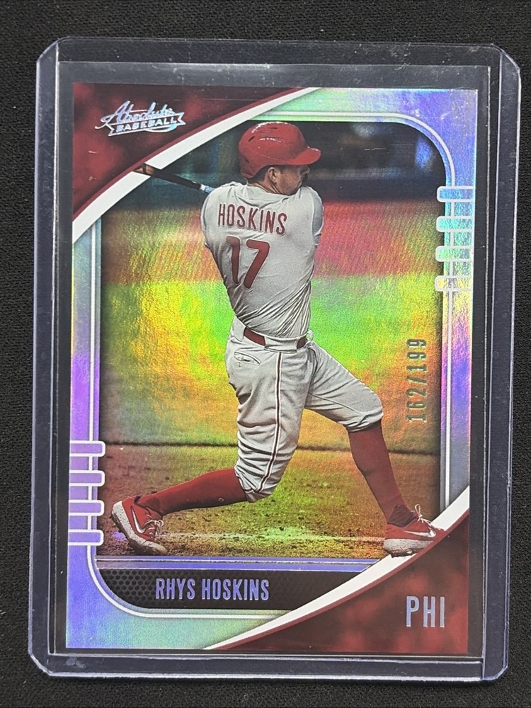 2021 Panini Absolute Rhys Hoskins #14 Holo Silver 162/199