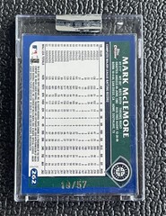 🔥MARK MCLEMORE 2003 TOPPS CHROME UNCIRCULATED BLUE XFRACTOR #&rsquo;d /57!🔥MARINERS!