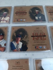 1994 Donruss Studio Heritage Collection Complete 8 Card Insert Set Thomas Bonds