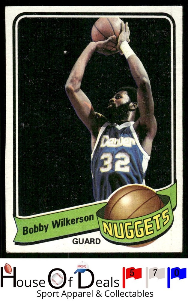 1979-80 Topps #67 Bobby Wilkerson Denver Nuggets Basketball Card