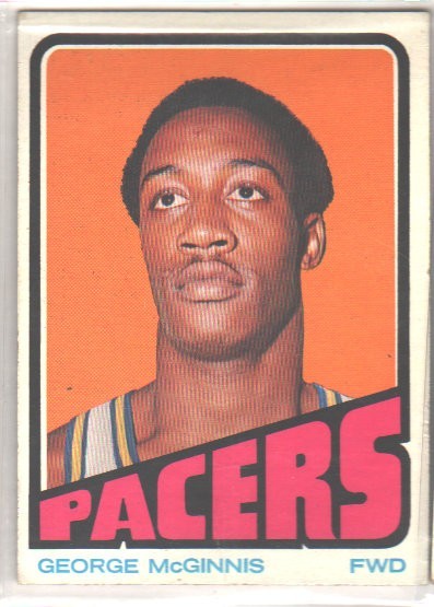 1972-73 Topps George McGinnis #183 Rookie RC HOF GOOD -Surface Crease