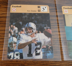 1977-79 SPORTSCASTER Oakland Raiders RARE LOT KEN STABLER JACK TATUM DAVE CASPER