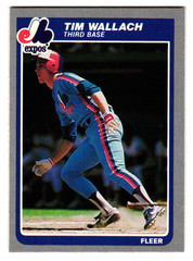 1985 Fleer – Tim Wallach #412 Montreal Expos
