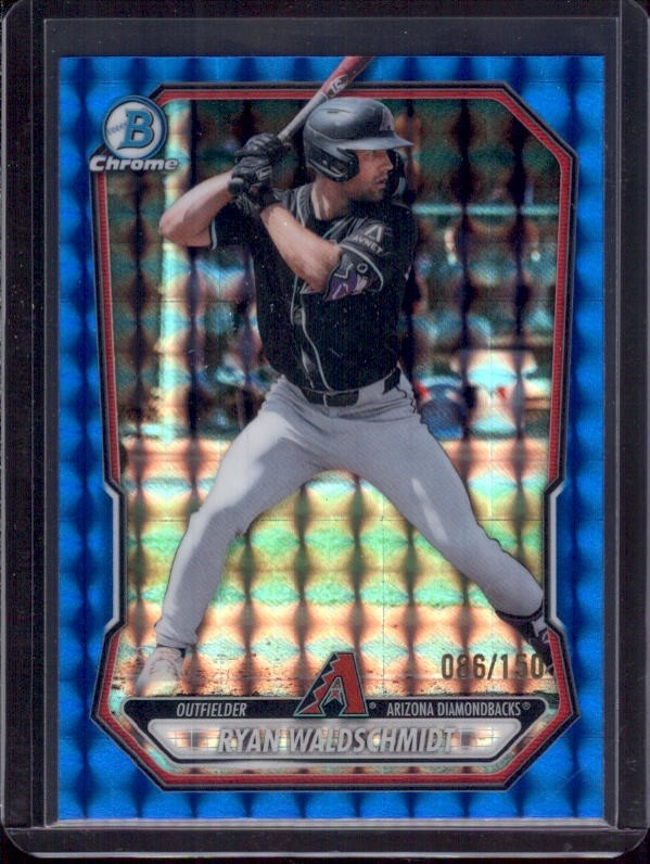 RYAN WALDSCHMIDT 2026 Bowman Chrome #BCP-39 Blue Geometric Refractor #086/150