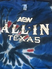 AEW All In Texas Tie-Dye Shirt Event Brand New 4xl