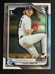 Hagen Smith 1st Rookie Card RC 2024 Bowman Draft Chrome Refractor #BDC-2