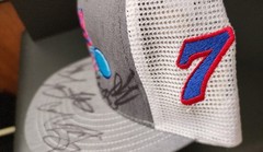 COREY LAJOIE&rsquo;S KICKBALL KLASSIC NASCAR Autographed / Signed Hat HOCEVAR SVG +