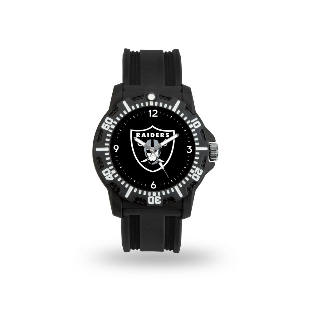 Las Vegas Raiders Men&rsquo;s Black Watch – (NFL) Model Three