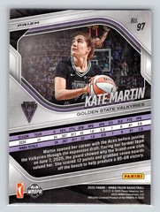 Kate Martin 2025 Panini Prizm WNBA #97 WNBA Logo Prizms WNBA
