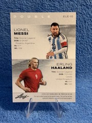 Messi Argentina * Haaland Norway * « Special Release » 2023 #ELE-10 Soccer Card
