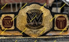 Custom Washington Commanders Championship Title Belt Adult Size 2MM Brass
