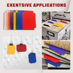 Trading Card Dividers Multicolor Plastic 2.7 x 3.8 Inches for Games and Sports
