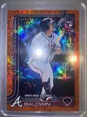 2025 Topps Update Series – Drake Baldwin #US113 Orange Rainbow Foil /25 RC ROY