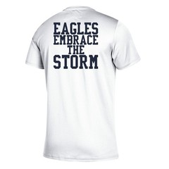 Georgia Southern Eagles Adidas NCAA Men&rsquo;s White Clima Tech Short Sleeve T-Shirt