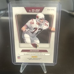 2025 Panini Prizm Black Dan Dierdorf Sensational Signatures Silver Auto #SS-DDF