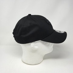 New Era Chicago Bulls Nba 9Forty Snapback Hat Cap Black/Black Blackout Logo