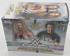 Factory Sealed 2021 Topps WWE Wrestling Cards 11 Pack Blaster Box