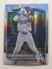 2025 Bowman Chrome Refractor BDC-111 Eduardo Quintero Dodgers