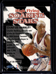 1997-98 Fleer #3 Charles Barkley Soaring Stars High Flying Houston Rockets