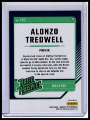 2024 Donruss #157 Alonzo Tredwell Optic Blue Velocity Prizms