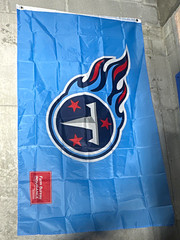 NFL Tennessee Titans Light Blue Team Flag Football Fan Souvenir