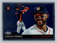 2025 Topps Chrome Platinum CARLOS CORREA #61 Houston Astros