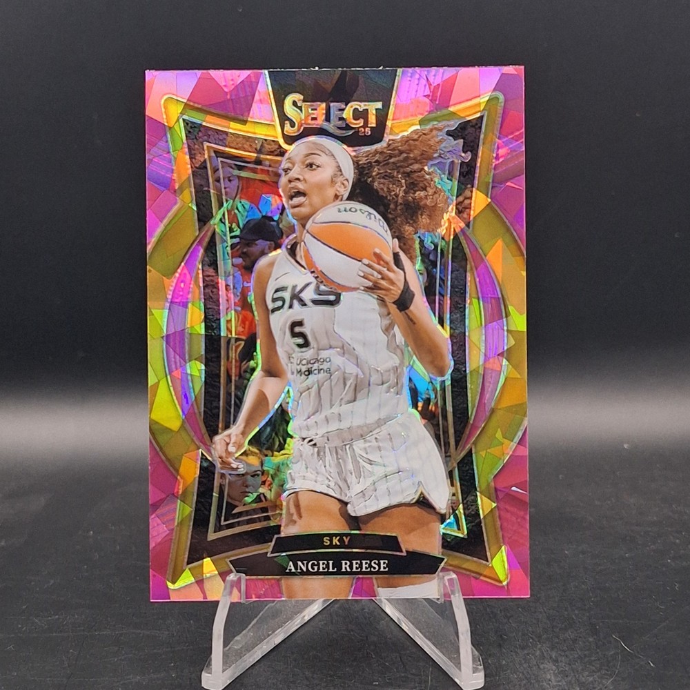 2025 Panini Select WNBA Angel Reese Pink Ice #94 Sky Atlanta Dream