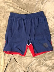 FC Barcelona FCB Soccer Club Performance Training Shorts Navy and Red