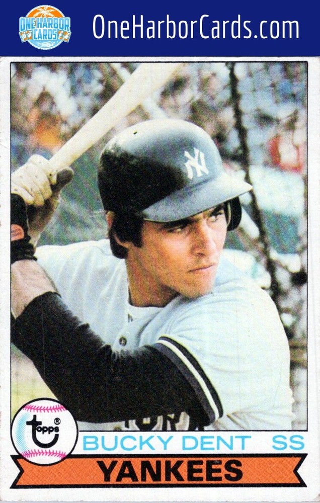 1979 Topps New York Yankees Baseball Card #485 Bucky Dent