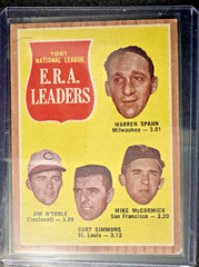 Topps Vintage Lot 4 Cards 1962‑1977 Fidrych Rookie Lolich Killebrew Spahn Era